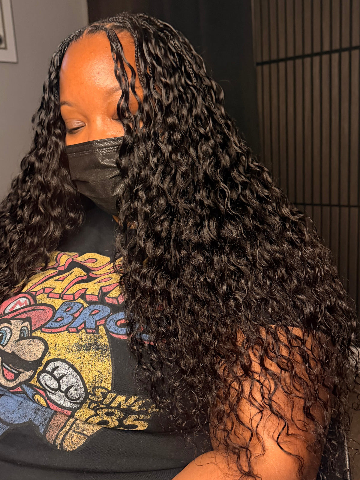 LOOSE DEEP WAVE FEATHER CROCHET