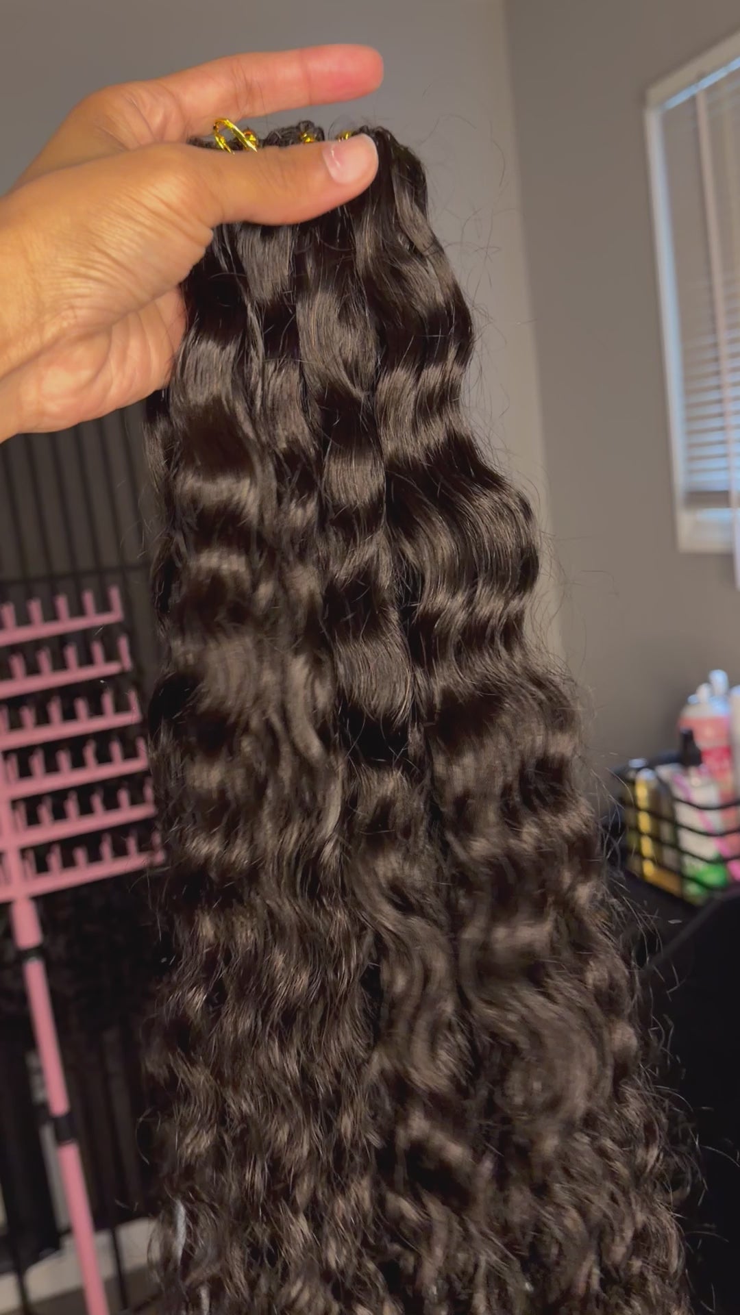 LOOSE DEEP WAVE FEATHER CROCHET